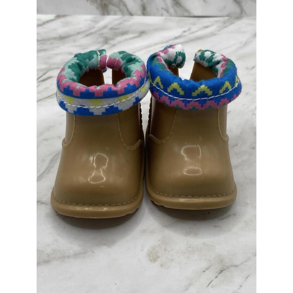 My Life As Brown Boots Vibrant Patterned Cuffs 18 Fits Inch Doll